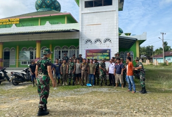 Kegiatan Bakti Sosial Koramil 12/XIII Koto Kampar dalam Rangka HUT TNI Ke 80
