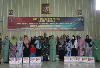 Kodim 0313/KPR Gelar Bakti Teritorial, Wujud Sinergi dan Kepedulian TNI untuk Rakyat