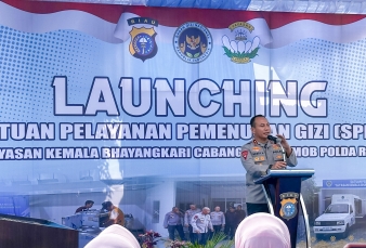 Kapolda Riau Resmikan SPPG Ketiga, Anak-Anak Harus Tumbuh Sehat dan Cerdas