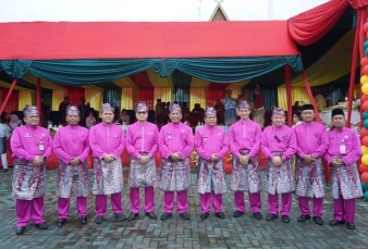 Dandim 0313/KPR Hadiri Upacara HUT Ke-26 Rokan Hulu
