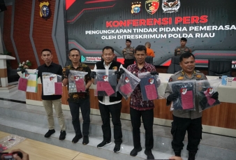 Polda Riau Bongkar Dugaan Pemerasan oleh Pimpinan Ormas PETIR di Pekanbaru