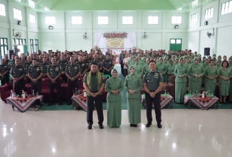 Kunjungan Kerja ke Kodim 0313/KPR, Danrem 031/WB Berikan Apresiasi Dan Motivasi