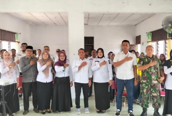 Wakili Danramil, Wadan Ramil 01/Bkn Hadiri Sosialisasi Perlindungan Perempuan Dan Anak