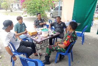 Babinsa Koramil 14/Kepenuhan  Berikan Sosialisasi Edukasi Bahaya narkoba.