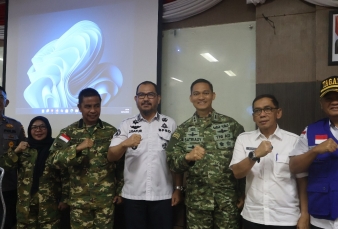 Dandim 0313/KPR Hadiri Rapat Koordinasi Penetapan Status Siaga Darurat Bencana di Kampar