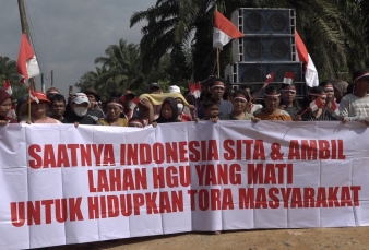 Ratusan Warga Balai Jaya Tuntut Lahan 19 Ribu Hektare Dikembalikan