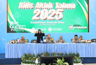 Polda Riau Nilai Situasi Kamtibmas 2025 Lebih Aman dan Terkendali