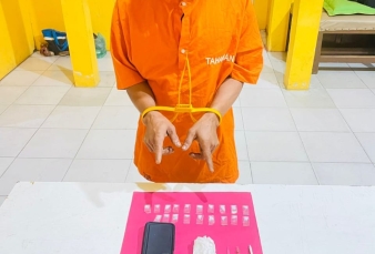 Polsek Tapung Hilir Ungkap Jaringan Narkoba, Amankan Pengedar dan Barang Bukti Sabu