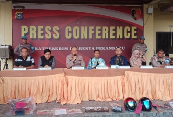 Polresta Pekanbaru Bongkar Beragam Kasus Kriminal yang Sempat Viral