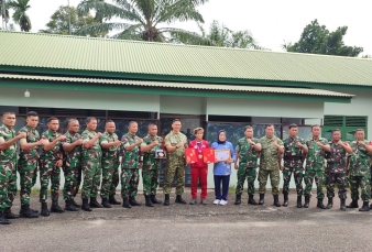 Delvi Nurfadillah Peraih Medali Emas MMA Championship, Dandim 0313/KPR serahkan Piagam Penghargaan