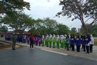 Babinsa Koramil 01/Bkn Laksanakan Seleksi Calon Paskibra Tingkat Kecamatan Bangkinang Kota 