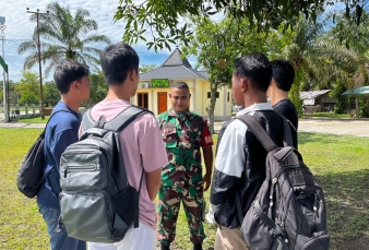 Babinsa Koramil 14/Kepenuhan Berikan Sosialisasi dan Ingatkan Bahaya Narkoba Kepada Generasi Muda