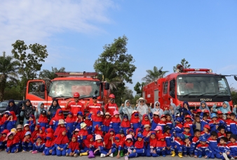 Edukasi PHR, 1.600 Pahlawan Cilik di Duri Belajar Jadi Penakluk Api