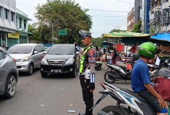 Satlantas Polresta Pekanbaru Intensifkan Pengaturan Lalin Jelang Imlek