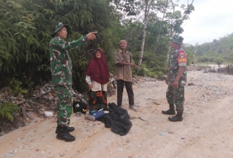 Cegah Karhutla, Babinsa Koramil 01/Bangkinang Intensifkan Patroli dan Sosialisasi di Kecamatan Salo