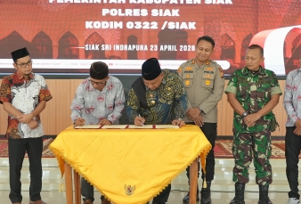 Pemkab Siak Pastikan Pemilu Aman dan Berkualitas, Perkuat Sinergi Lintas Lembaga