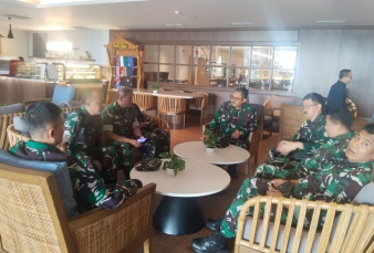Tim Penyuluh Mabes TNI Gelar Evaluasi Penanganan Karhutla di Pelalawan