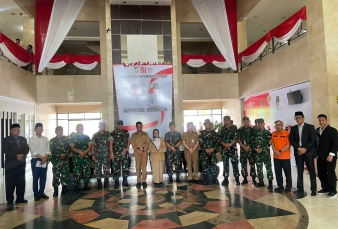 Perkuat Keterpaduan Lintas Sektor, Tim Penyuluh Mabes TNI Serahkan Catatan Evaluasi Karhutla kepada 