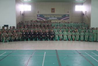 85 Prajurit Kodim 0313/KPR Resmi Naik Pangkat di Hari TNI