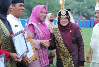Bupati Afni Pimpin Upacara HUT Siak, Sampaikan Pesan Kesetiaan dan Keadilan