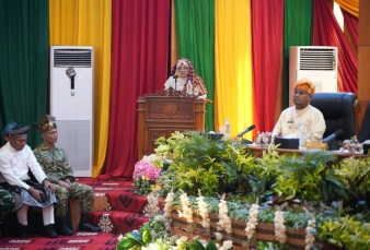 Bupati Afni Sampaikan Pertumbuhan Ekonomi 5,87 Persen, IPM Nomor Satu se-Kabupaten di Riau