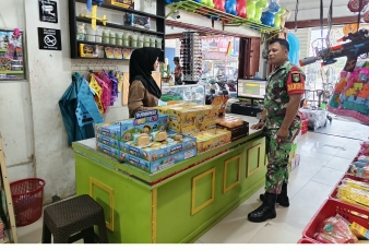 Situasi Aman Dan Kondusif, Babinsa Patroli Di Seputaran Wilayah 