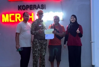Operasional Teritorial dan Mobilisasi Logistik, 1 Unit Mobil Truk Tiba Lengkap di Desa Simpang Petai