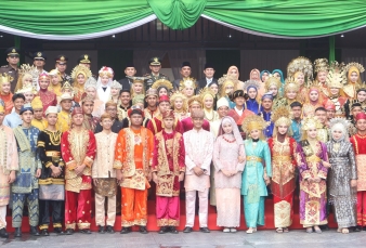 Dandim 0313/KPR Hadiri Upacara Hari Sumpah Pemuda ke-98 di Kabupaten Kampar